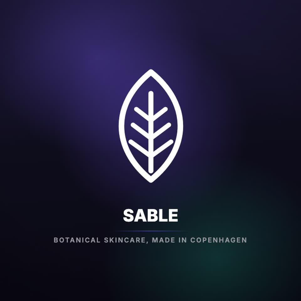The Sable logo animation composed for 1:1